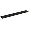 vidaXL Sein&auml;hylly tummanruskea 220x30x(2-4) cm k&auml;sitelty t&auml;ystammi