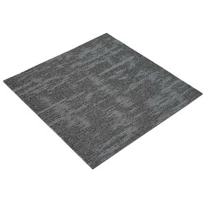 vidaXL Matto laatta Hiiliruskea 50 x 50 cm 20 kpl PP ja Bitumi