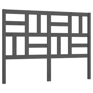 vidaXL S&auml;ngynp&auml;&auml;ty harmaa 126x4x104 cm t&auml;ysi m&auml;nty