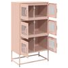 vidaXL Highboard Pinkki 68x39x123 cm Teräs