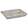 vidaXL Pesuallas harmaa 50x35x10 cm marmori