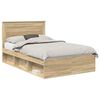 vidaXL S&auml;ngyn runko p&auml;&auml;tyll&auml; Sonoma 4FT Small Double Massiivinen m&auml;nty