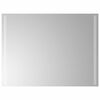 vidaXL Kylpyhuoneen LED-peili 80x60 cm