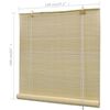 vidaXL Luonnolliset bambu rullaverhot 120 x 160 cm
