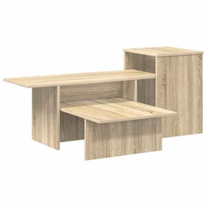vidaXL Konsolip&ouml;yt&auml; Sonoman tammi 91,5 x 35 x 38,5 cm Tekninen puu