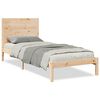 vidaXL S&auml;ngynrunko erikoispitk&auml; ilman patjaa 90x210 cm massiivipuu