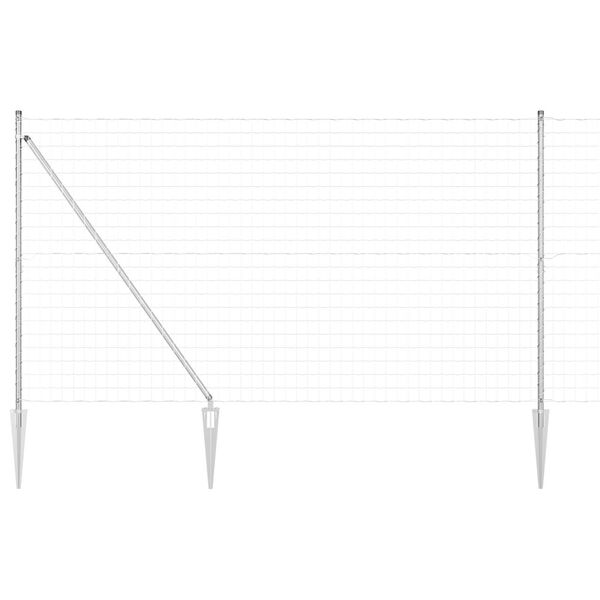 vidaXL Aita ja Tuki Hopea 1,5 x 10 m Ter&auml;s