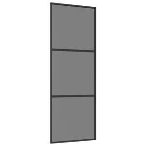 vidaXL Liukuovi 76 x 205 cm Karkaistu lasi ja alumiini