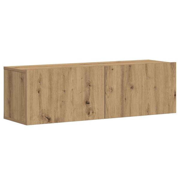 vidaXL 3-osainen TV-kaappisarja seinälle kiinnitettävä