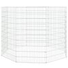 vidaXL El&auml;insuoja vapaille laidunmaille 8-paneelinen 54x100 cm galvanoitu rauta