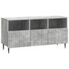 vidaXL TV-kaappi Betoninharmaa 102 x 34,5 x 50 cm Tekninen puu