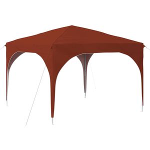 vidaXL Pop-up Juhlateltta 290 x 290 x 245 cm Terrakotta