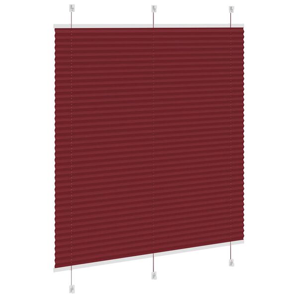 vidaXL laskostettu blind Bordeaux Red 120x150 cm Kankaan leveys