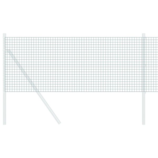 vidaXL Hitsattu lankaa Vihreä 0.5 x 50 m Teräs