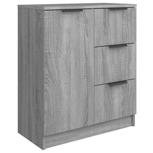 vidaXL Senkki harmaa Sonoma 60x30x70 cm tekninen puu