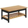 VidaXL Sohvap&ouml;yt&auml; EKAI Musta 100 x 60 x 45,5 cm T&auml;ysi m&auml;nty