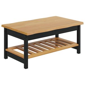 VidaXL Sohvap&ouml;yt&auml; EKAI Musta 100 x 60 x 45,5 cm T&auml;ysi m&auml;nty