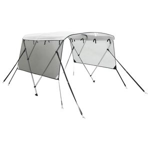 vidaXL 3-kaarinen Bimini-kate verkkosivuseinill&auml; 183x(137-152)x137 cm