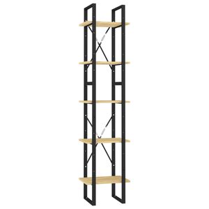 vidaXL 5-tasoinen Kirjahylly 40x30x175 cm m&auml;nty