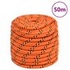vidaXL Venek&ouml;ysi oranssi 16 mm 50 m polypropeeni