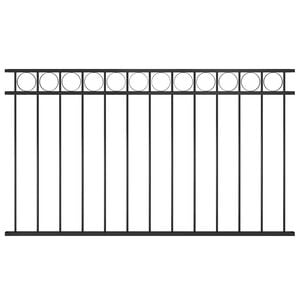 vidaXL Aitapaneeli ASSEN ter&auml;s 1,7x0,8 m musta