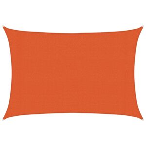 vidaXL Aurinkopurje 160 g/m&sup2; oranssi 3x4 m HDPE
