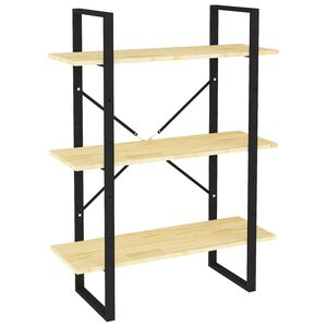 vidaXL 3-tasoinen kirjahylly 80x30x105 cm t&auml;ysi m&auml;nty