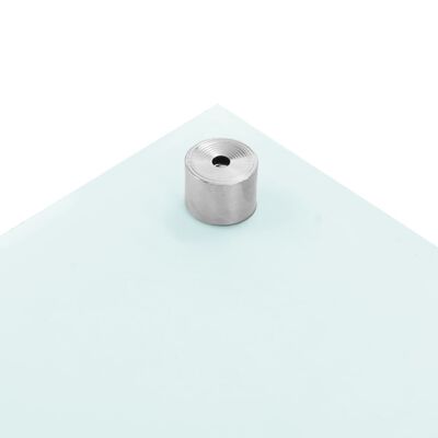 vidaXL Keittiön roiskesuoja valkoinen 100x50 cm karkaistu lasi