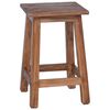 vidaXL Jakkara Luonnollinen 30 x 30 x 47 cm Mahogany-puu