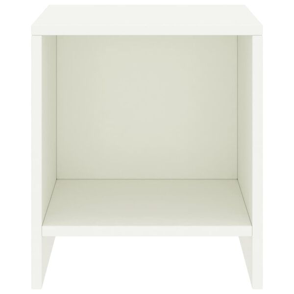 vidaXL Y&ouml;p&ouml;yd&auml;t 2 kpl valkoinen 35x30x40 cm t&auml;ysi m&auml;nty