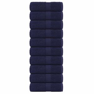 vidaXL Pesupyyhkeet FROGN 10 kpl tummansininen 30x30 cm 360 gsm