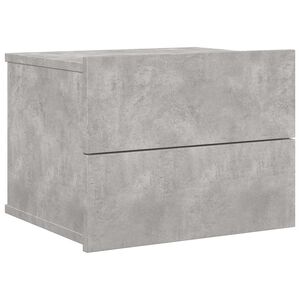 vidaXL Y&ouml;p&ouml;yt&auml; betoninharmaa 40x30x30 cm tekninen puu