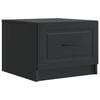 vidaXL Sohvap&ouml;yt&auml; laatikon kanssa Musta 49 x 50 x 37 cm Tekninen puu