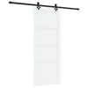 vidaXL Liukuovi ORKDAL valkoinen 83 x 202 cm T&auml;ysi m&auml;nty