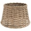 vidaXL Kattovalaisimen varjostin ruskea &Oslash;38x23 cm paju