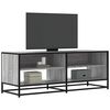vidaXL TV-taso harmaa Sonoma 120,5x40x46 cm tekninen puu ja metalli