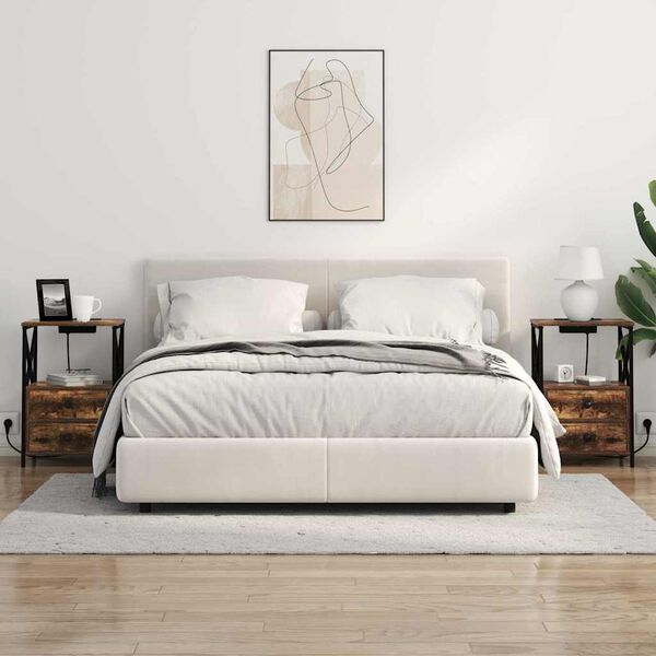 vidaXL Y&ouml;p&ouml;yt&auml;kaappi Savup&auml;hkin&auml; 40 x 31 x 60 cm Tekninen puu