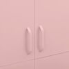 vidaXL Vaatekaappi pinkki 90x50x180 cm ter&auml;s