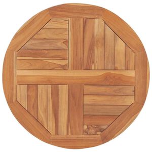 vidaXL P&ouml;yt&auml;levy t&auml;ysi tiikki py&ouml;re&auml; 2,5 cm 60 cm