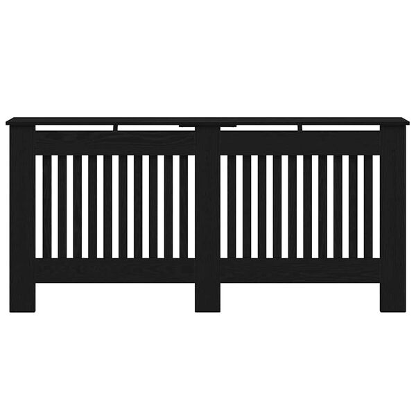 vidaXL Patterinsuoja Musta tammi. 172 x 19 x 81,5 cm Tekninen puu