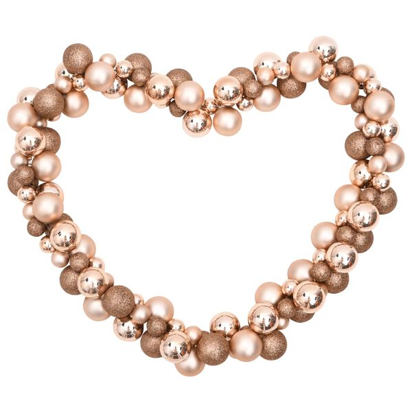 vidaXL Joulupallok&ouml;ynn&ouml;s ruusukulta 175 cm polystyreeni