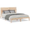 vidaXL S&auml;ngynrunko erikoispitk&auml; ilman patjaa 160x220 cm massiivipuu