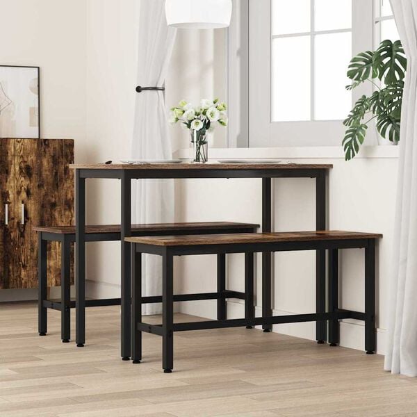 vidaXL Ruokapenkki Savup&auml;hkin&auml; 100 x 32,5 x 48,5 cm