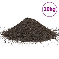 vidaXL Basalttisora 10 kg musta 1-3 mm