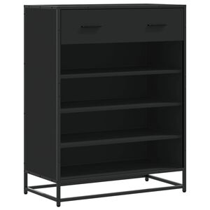vidaXL Kenk&auml;kaappi musta 75x38x97,5 cm tekninen puu
