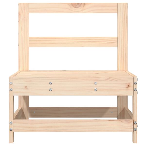 vidaXL Puutarhan keskisohva täysi mänty