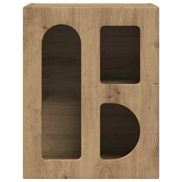 vidaXL Y&ouml;p&ouml;yt&auml; Artisan tammi 40 x 35 x 50 cm Tekninen puu