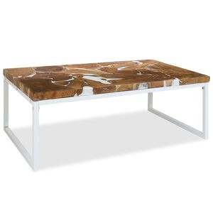 vidaXL Sohvap&ouml;yt&auml; Tiikki Hartsi 110x60x40 cm