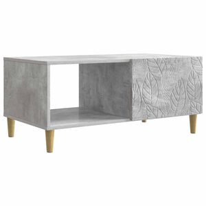 vidaXL Sohvap&ouml;yt&auml; Betoninharmaa 90 x 50 x 40 cm Tekninen puu