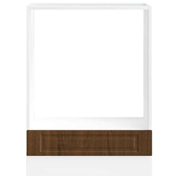 vidaXL Uunikaappi Porto ruskea tammi tekninen puu